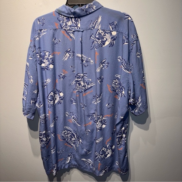 Vintage POLO SPORT‎ Ralph Lauren Paradise Hawaiian Button Down Rayon Shirt XXL - Picture 2 of 10